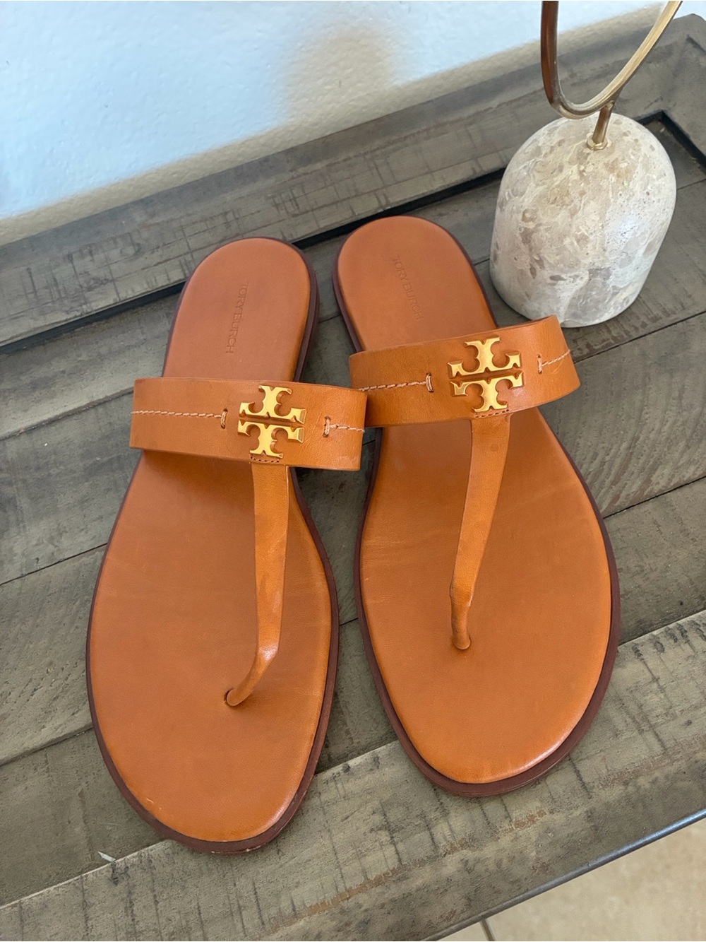 Tory Burch Mini Everly Flat Sandal SZ 10.5
